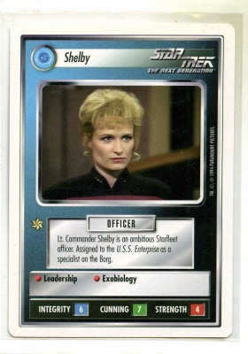 Star Trek CCG Premiere - Paramount 1994 - Shelby - Personnel: Federation - Rare - WB