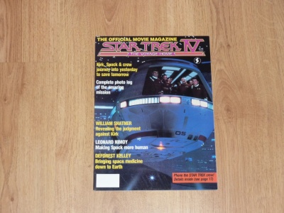 Star Trek IV The Voyage Home - 1986 - VFN - Official Movie Magazine