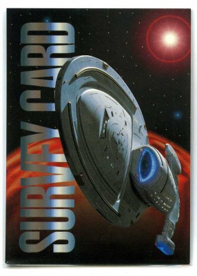 Star Trek Voyager - 1995 - Survey Card