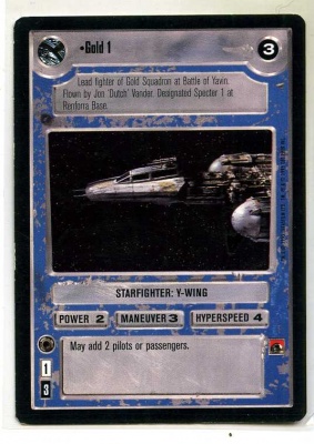 Star Wars CCG Premiere Limited - Decipher 1995 - Gold 1