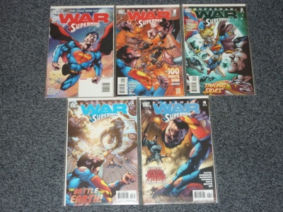 Superman War of the Supermen #1 to #4 + #0 - DC 2010 - Complete Set = FCBD #0
