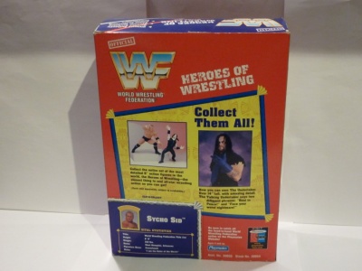 Sycho Sid WWF - Playmates 1997 - MIB - 9'' Figure - Heroes of Wrestling - Ltd Ed