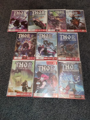 Thor God of Thunder #1 to #20 - Marvel 2013 - 20 Comic Run - 1st App Gorr