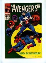 Avengers #56 - Marvel 1968 - Origin of Captain America Retold