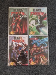 Black Terror #1 #2 #3 #4 - Dynamite 2008 - 4 Comic Run