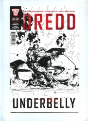 Dredd Underbelly #1 - Rebellion 2014 - B&W Variant 2012 Movie Squel - 3rd Print