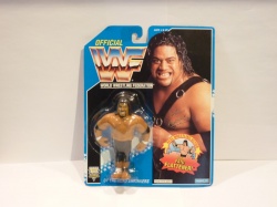 Fatu of the Head Shrinkers WWF - Hasbro 1993 Series 10 - MOC - Wrestling Figure
