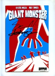 Giant Monster #1 - Boom 2005 - Variant Cover - Signed Steve Niles Nat Jones