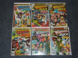 Howard the Duck #2 #3 #5 #16 #17 #28 - Marvel 1976 - 6 Comics