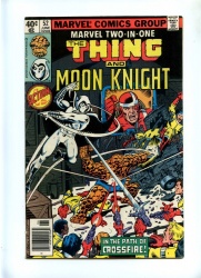 Marvel Two-In One #52 - Marvel 1979 - Thing - Moon Knight - 1st App Crossfire
