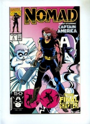 Nomad 4 - Marvel 1991 - VFN/NM - Captain America App