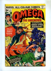 Omega The Unknown #1 + #2 - Marvel 1976 - 2 Comics - Incredible Hulk