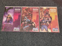 Siege #2 #3 #4 - Marvel 2010 - 3 Comic Run