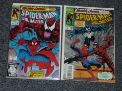 Spider-Man Unlimited #1 #2 - Marvel 1993 1st App Shriek - Maximum Carnage Venom