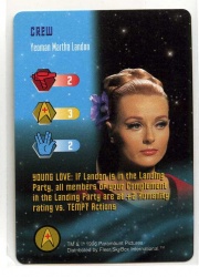 Star Trek TCG - Paramount 1996 - Yeoman Martha Landon - Crew - Rare