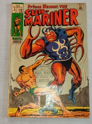 Sub-Mariner #12 - Marvel 1969 - Pence - Prince Namor