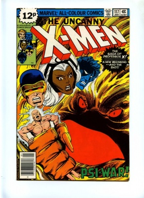 Uncanny X-Men #117 Marvel 1979 Pence Origin Of Professor X - 1st App Shadow King