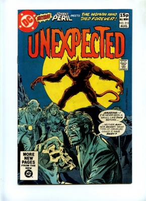Unexpected #213 - DC 1981 - Pence - Johnny Peril App