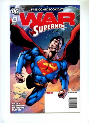War of the Supermen 0 - DC 2010 - VFN - Free Comic Book Day FCBD - Superman