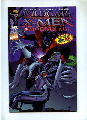 WildCATs X-Men The Modern Age #1 - Image 1997 One Shot Incls Attached 3D Glasses