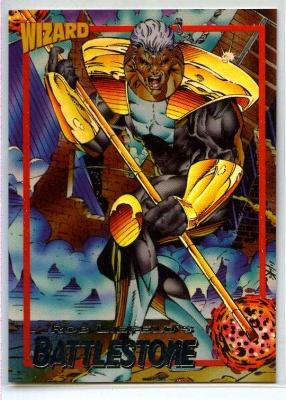 Wizard Foil Card - #6 - Image - Battlestone - Rob Liefeld