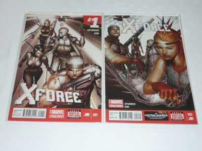 X-Force #1 #2 - Marvel 2014 - 2 Comic Run