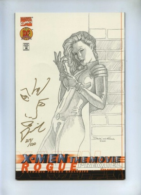 X-Men Movie Prequel Rogue 1 - Marvel 2000 - NM - Dynamic Forces Exclusive Sketch Cover Ltd Series Signed Sketched Dorian