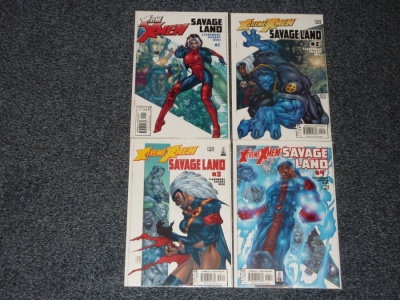 X-Treme X-Men Savage Land #1 to #4 - Marvel 2001 - Complete Set