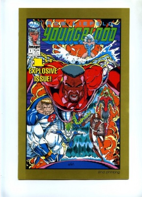 Youngblood #1 - Image 1992 - 2nd Print - Gold Border